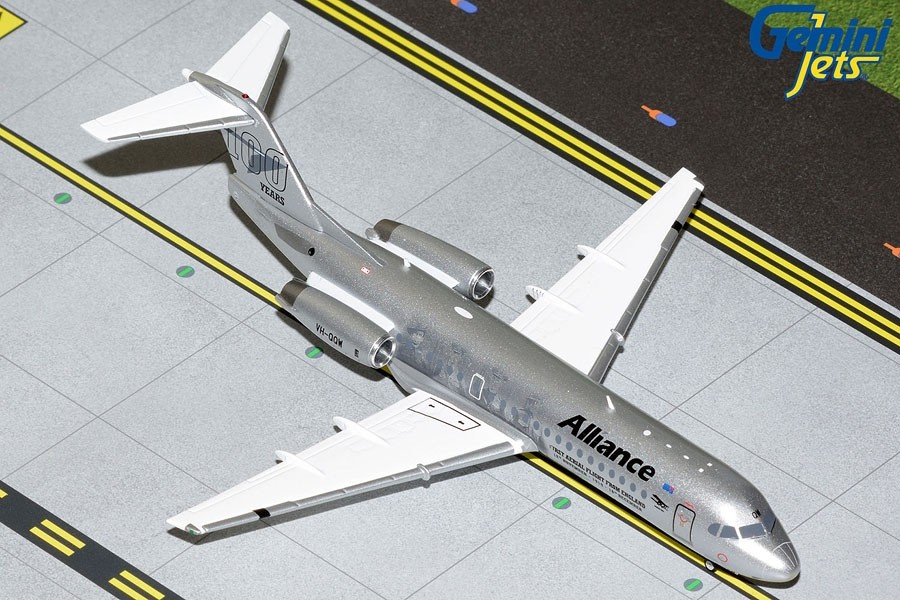 Avion Fokker F-70 De Klm Ph-kzu En Escala 1:200 Gemini Jets - $ 1,230