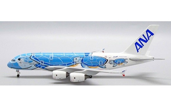ANA All Nippon Lani Blue Turtle Airbus A380-800 JA381A Flying Honu JC wings  PX5ANA001 die-cast scale 1:500
