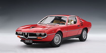 Red Alfa Romeo Montreal 1970 AUTOart 70171 Scale 1:18 ezToys