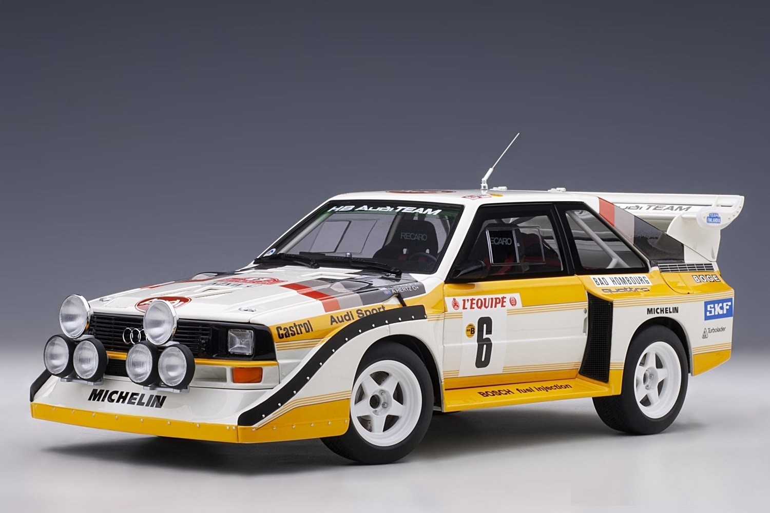 Audi S1 Quattro Mikkola/Hertz Rallye Monte Carlo 1986 