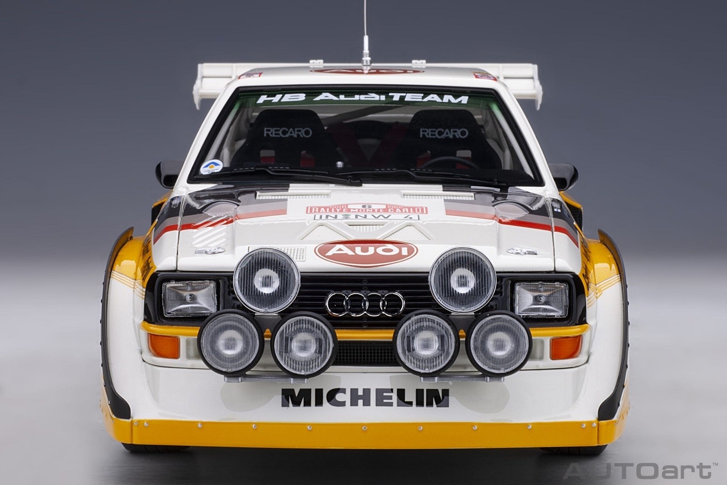 Rally Monte Carlo Mikko 1986 1:18 AUTOart Audi Sport Quattro S1 #6