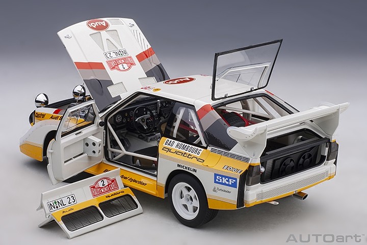 Kit Starter Models 1/43 – Audi Sport Quattro #6 Rallye Monte-Carlo 1986 – Maquette Résine