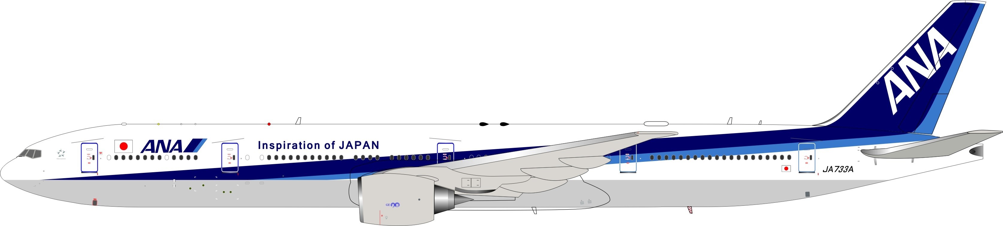 BBOX Models 200 ANA Boeing 777-300ER 