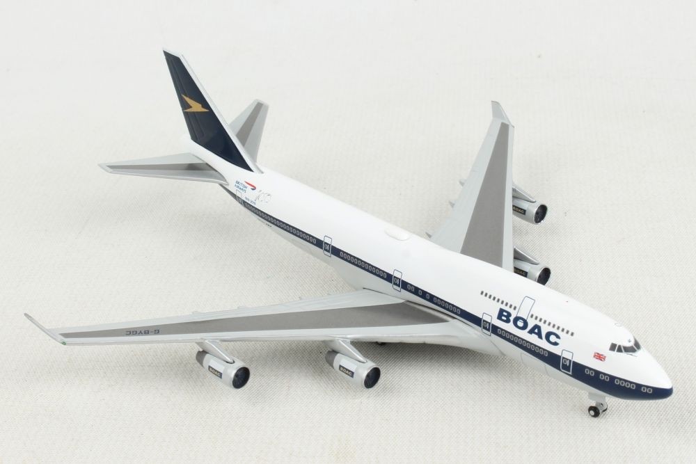 British Airways BOAC Retro 747-400 G-BYGC 100 Years Herpa 533317 scale 1:500