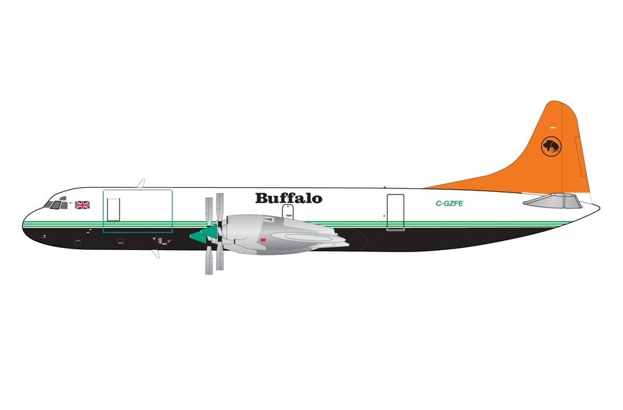 HERPA - Avion de ligne - LOCKHEED L-188 Electra Cathay