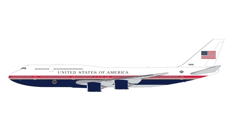 GEMINI JETS 1/200 AIR FORCE ONE 747-8 1/200 NEW LIVERY #30000G2AFO898 