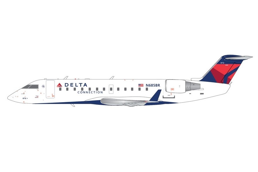 Delta Connection CRJ 200 N685BR Endeavor Air Gemini 200 G2DAL1074 Scale 