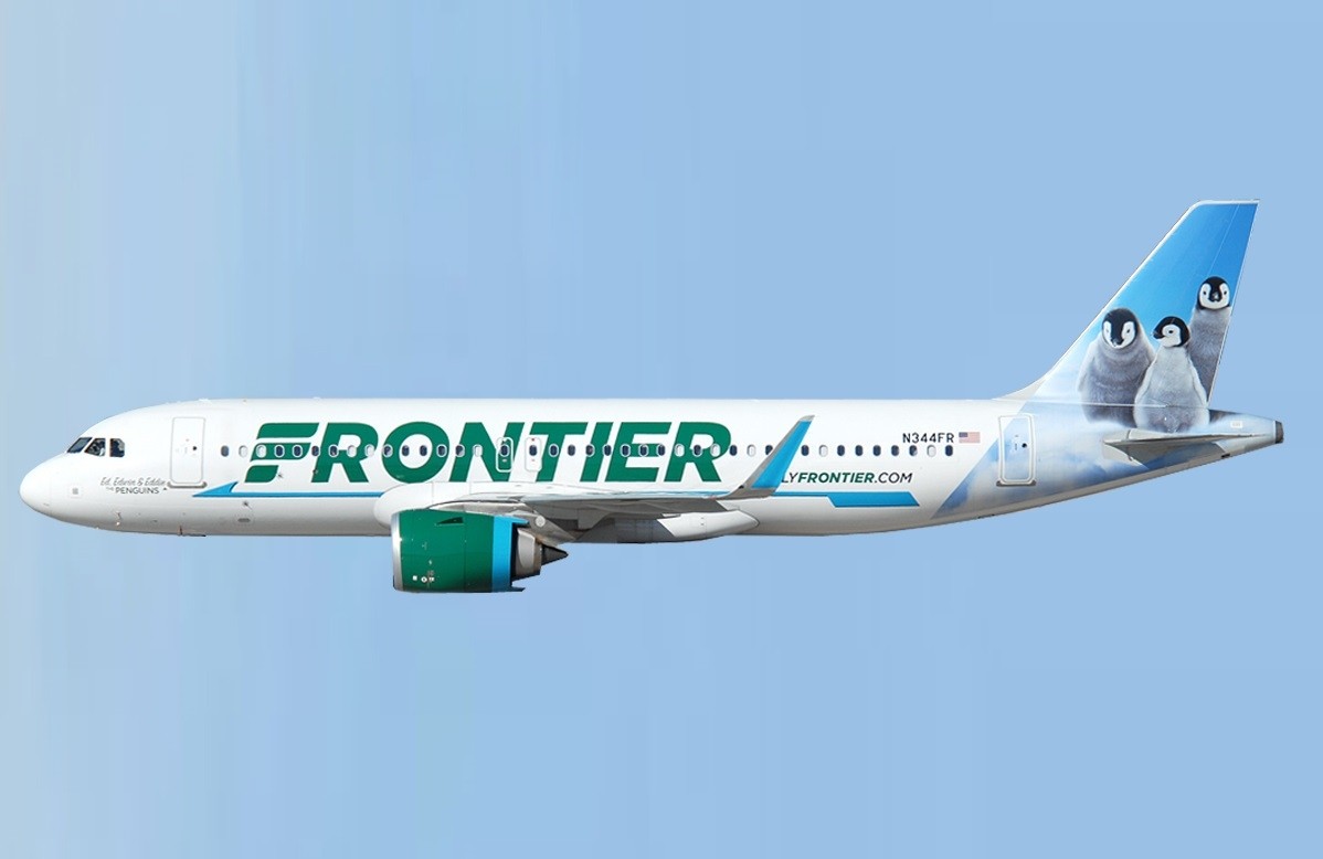 Frontier Airbus A320neo N344FR Penguins AeroClassics AC419978 Scale 1: ...