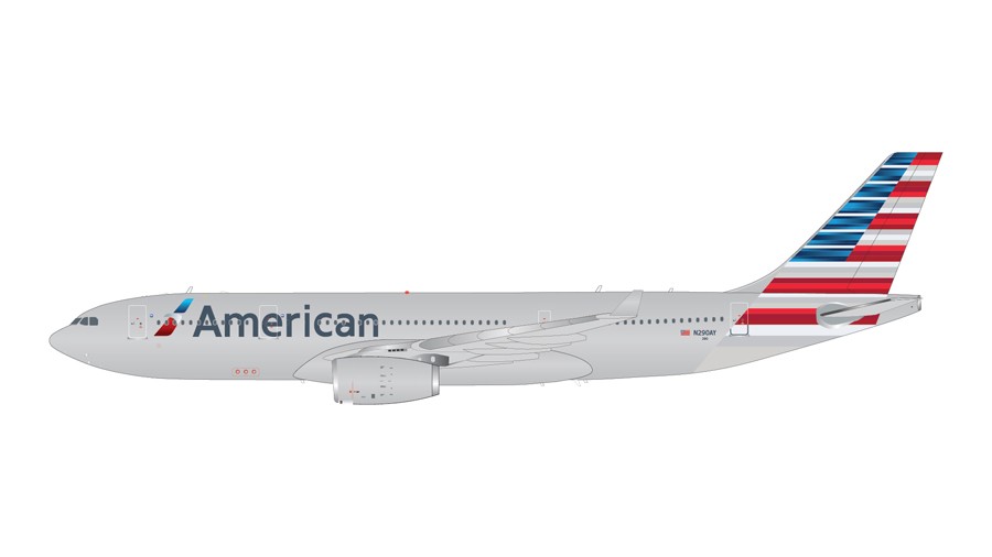American Airlines Airbus A330-200 New Livery N290AY Gemini Jets