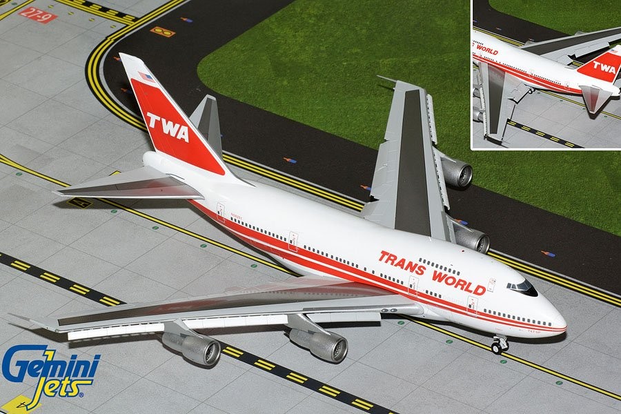 Flaps Down Trans World Airlines (TWA) B747SP N58201 “Boston Express ...