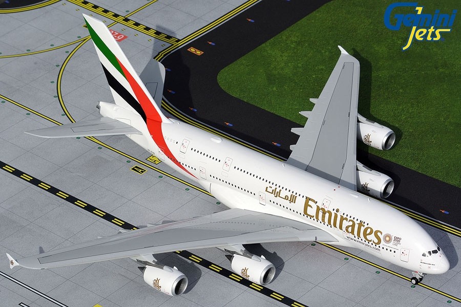 G2UAE1045 Gemini200 Emirates A380 1:200 A6-Eud 2020 Expo Model Airplane