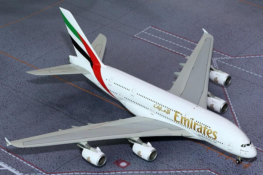 Gemini200 die-cast models Emirates Airbus A380-800 Reg# A6-EEK