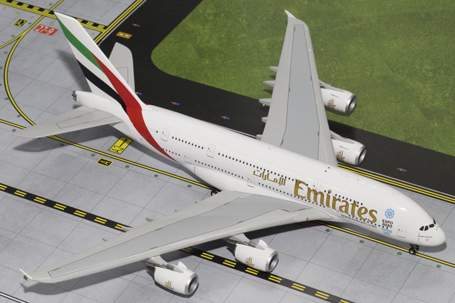Gemini200 die-cast models Emirates Airbus A380-800 Expo 2020 Reg