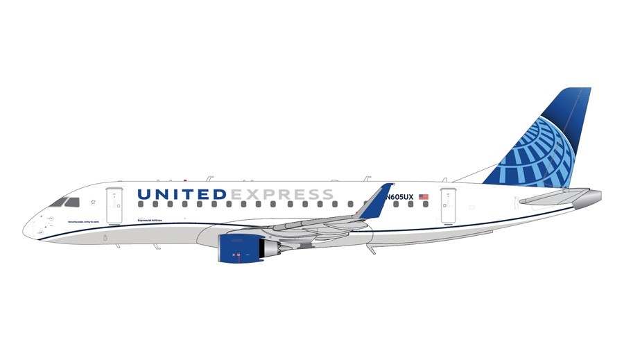 United Express Embraer ERJ-175 N605UX Gemini G2UAL874 scale 1:200
