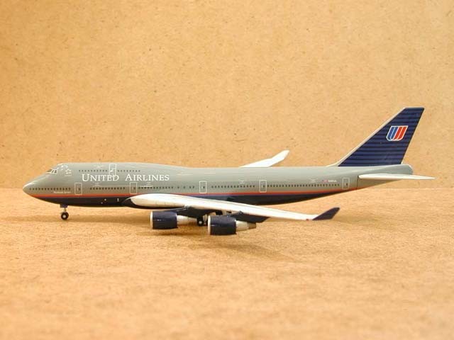 Gemini 1/400 B747-422 ユナイテッド航空　United United Airlines Boeing 747-422 ezToys - Diecast Models and