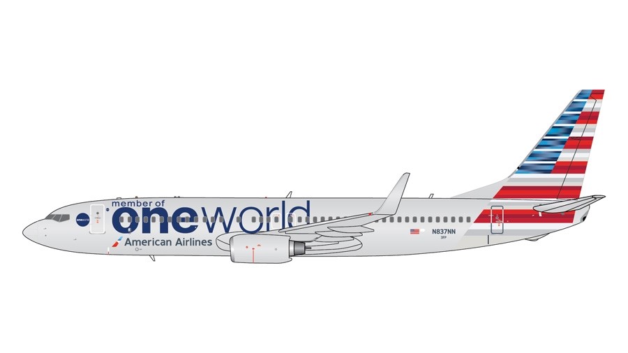 American Airways One World Boeing 737-800 Reg.# N836NN Geminijets