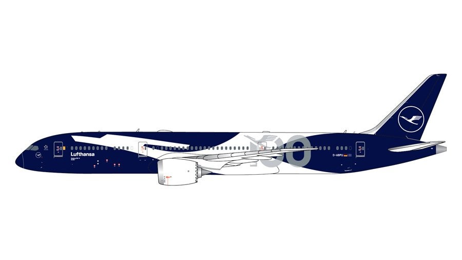 ルフトハンザ 100周年 1/200 ダイキャスト B787-9 コレクタブル United Airlines Boeing Dreamliner B787-9 Future is SAF. N24988