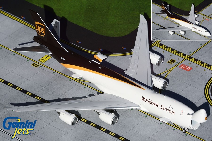 UPS with Interactive Cargo doors Boeing 747-8F N606UP Gemini Jets
