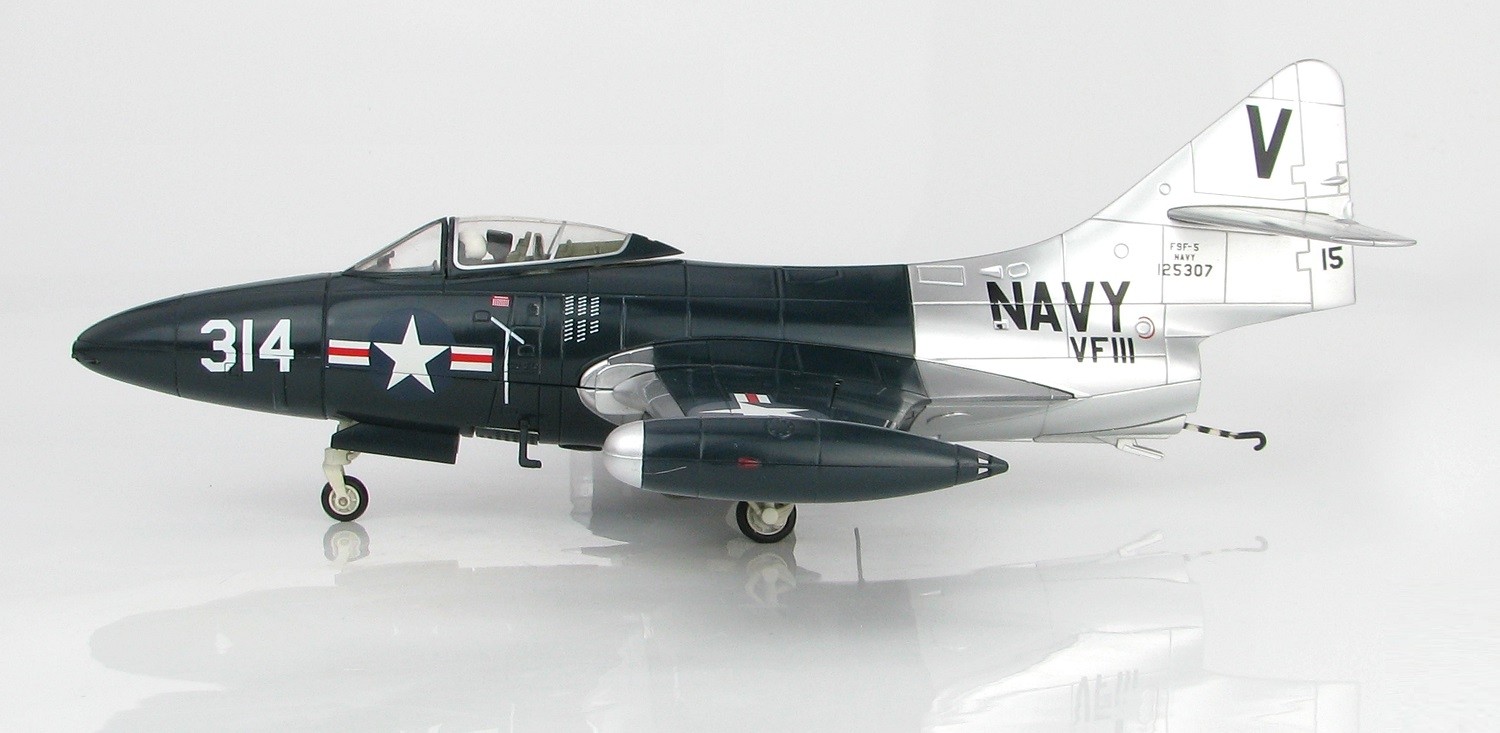 Hobbymaster HA7211 Grumman F9F-5 Panther US Navy, 201/125584, VF