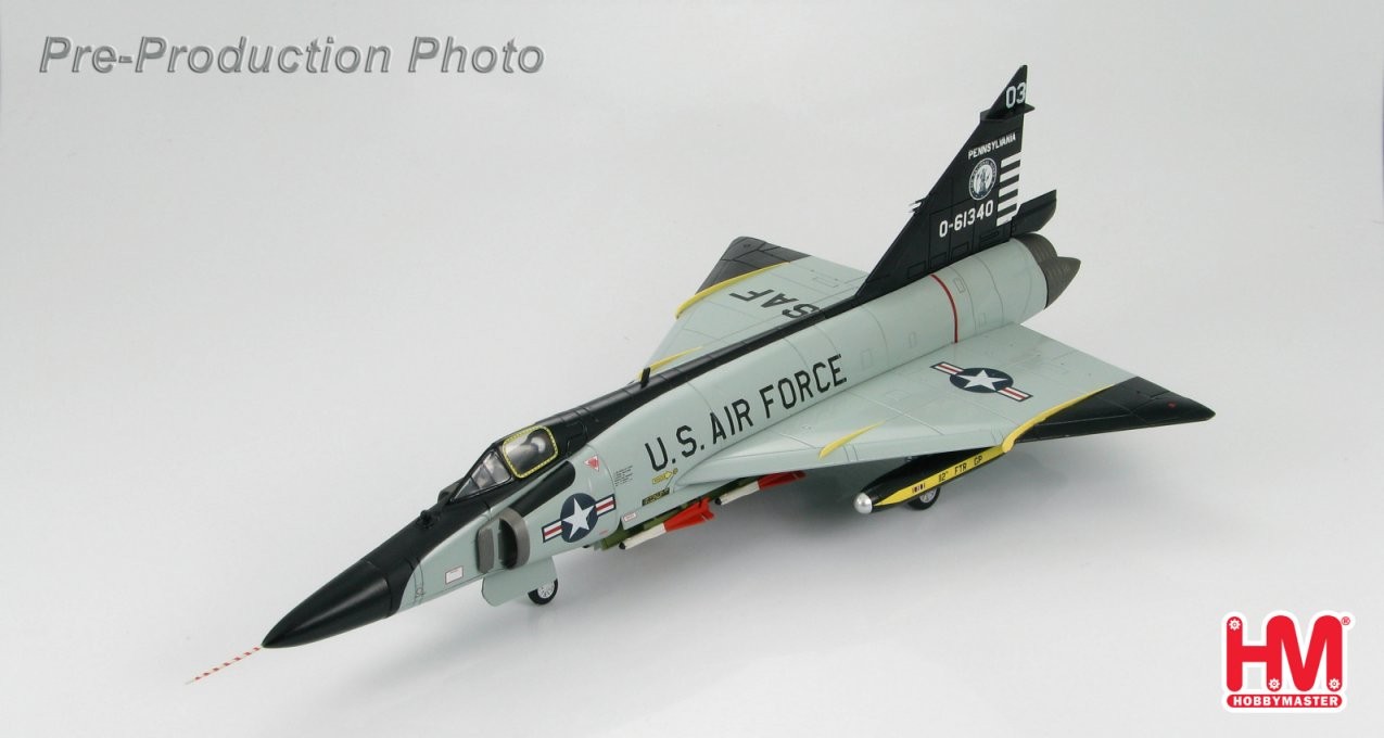 ホビーマスター 1:72 F-102A HA3107 USAF F-102A Delta Dagger Hobby Master 1:72 Scale HA3107 die-cast
