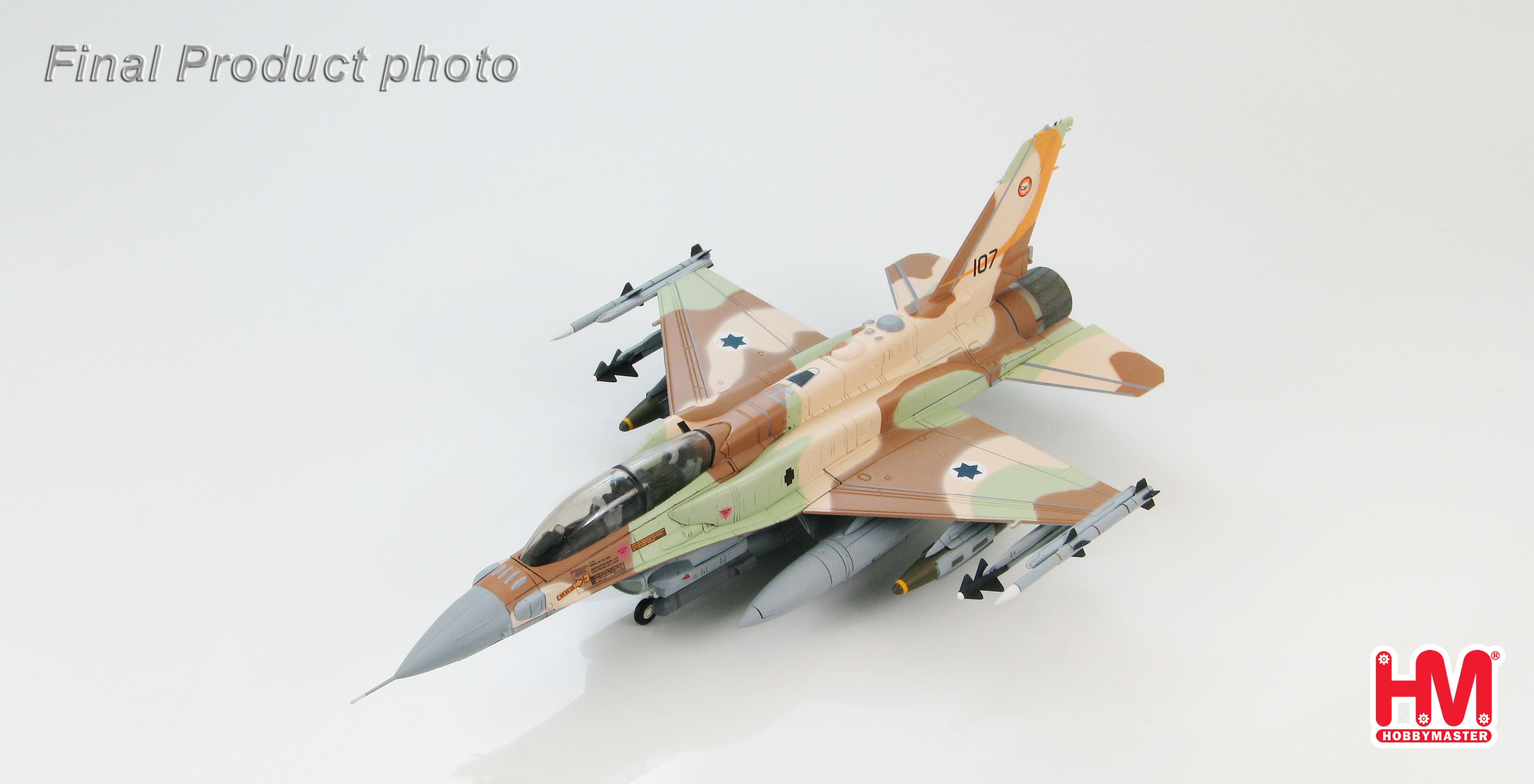 1/72 Scale Israeli Air Force Fighter F-16I Plane Model Diecast Aircraft w/ Stand 