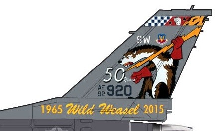 OPO 10 - Military Fighter Aircraft 1/100 F-16CM Fighting Falcon / 50th  Anniversary of Wild Weasel/USAF 20th FW 2015 - CP36
