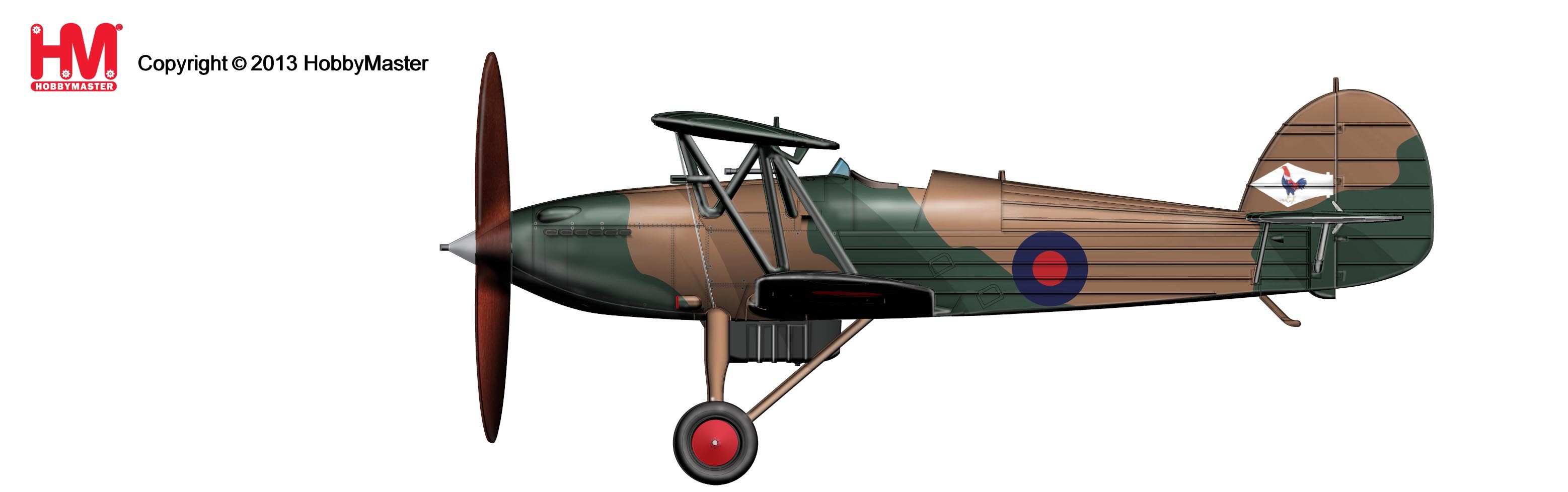 Miniature d'avion Die Cast au 1/48 Hawker Fury I1/48 - Scientific-MHD