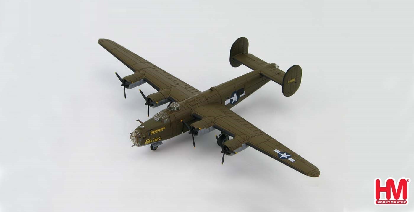 1/144 Diecast Plane US Consolidated B-24D Liberator Bomber WW2 American Aircraft 