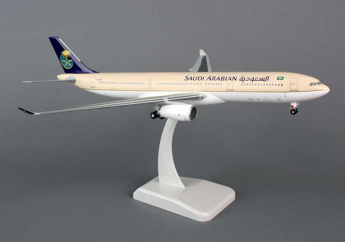 Highly detailed Hogan Saudi A330-300 W/gear Reg # HZ-AQB Item