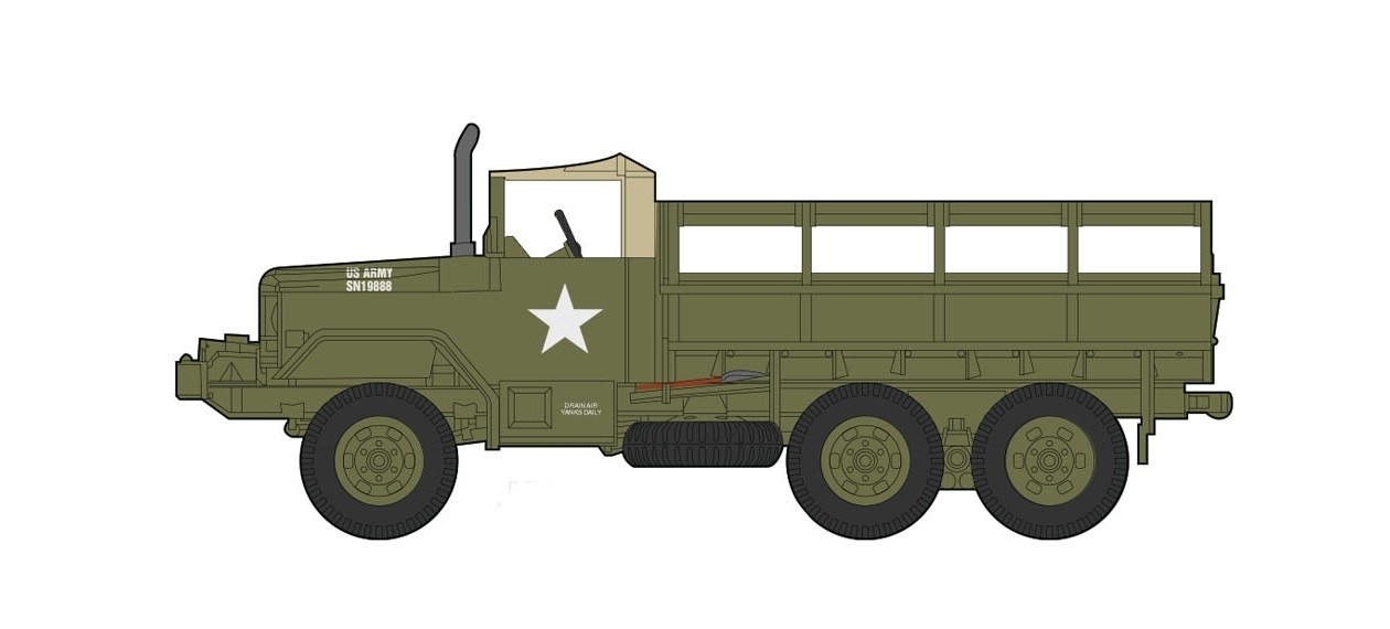 Details about   U.S Army Cargo Truck M35 U.S MODEL BUILT 1/72 SCALE
