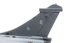 Hogan Wings Die cast model French Navy Dassault Rafale M Tail # 6