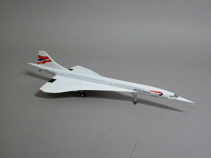 Hogan 1:200 Die-Cast Metal Model Aérospatiale-BAC Concorde Concorde ...