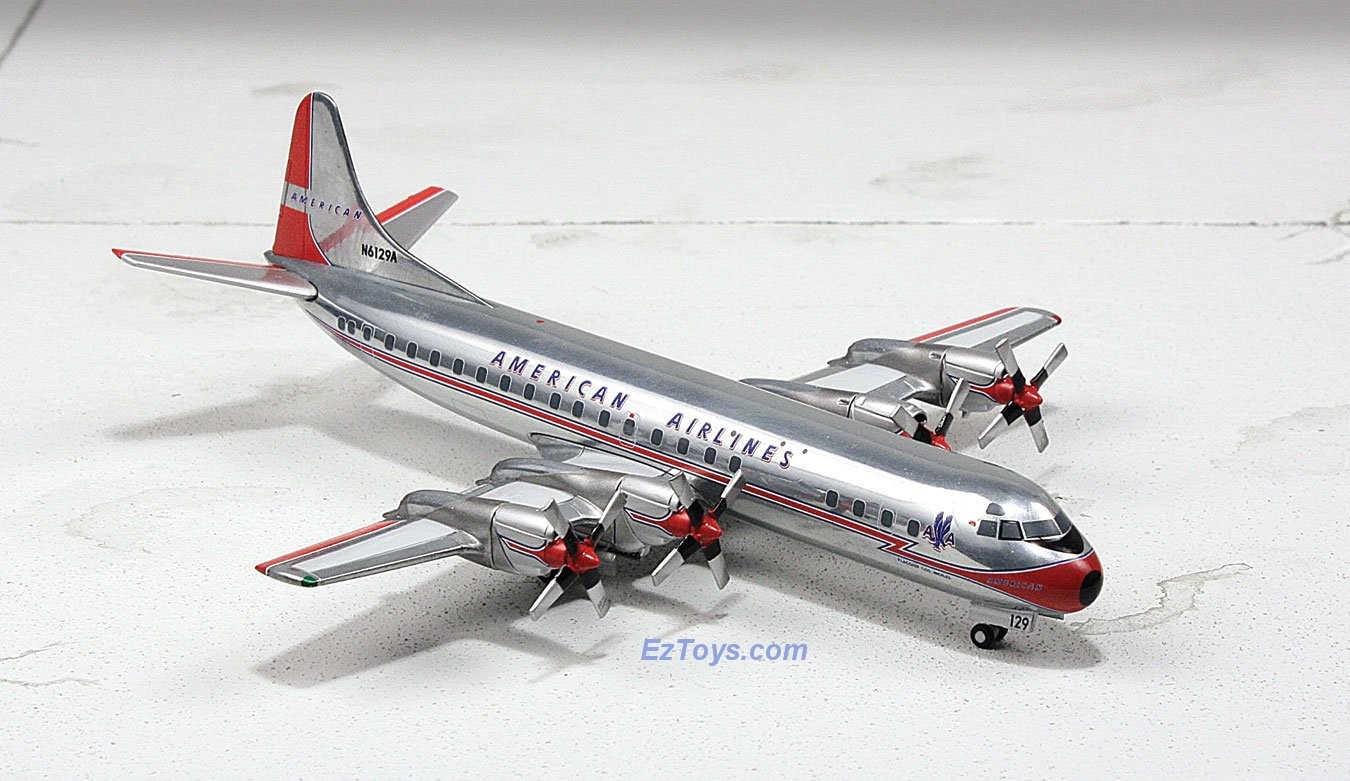 ヴィンテージ　American Airlines Electra 航空機 模型 American Airlines L-188 Electra ezToys - Diecast Models and
