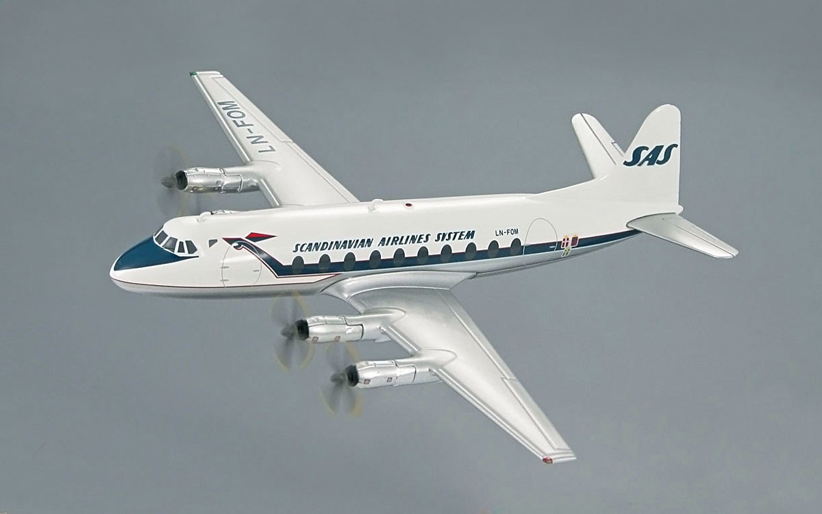 SAS Vickers Viscount 700 Hobby Master 1:200 HL3005 ezToys