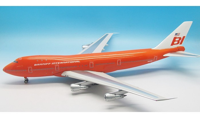 Highly detailed Inflight Model diecast model airplane Braniff 