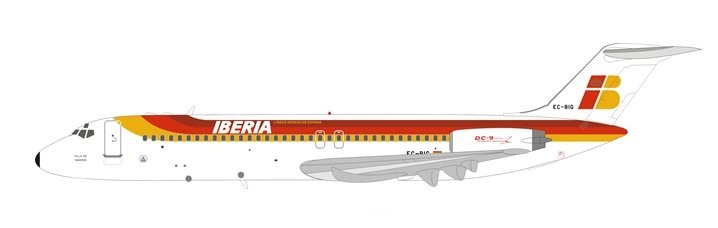 INFLIGHT 200 IFDC9IB0818 1/200 IBERIA MCDONNELL DOUGLAS DC-9-32 EC-BIG W/STAND 