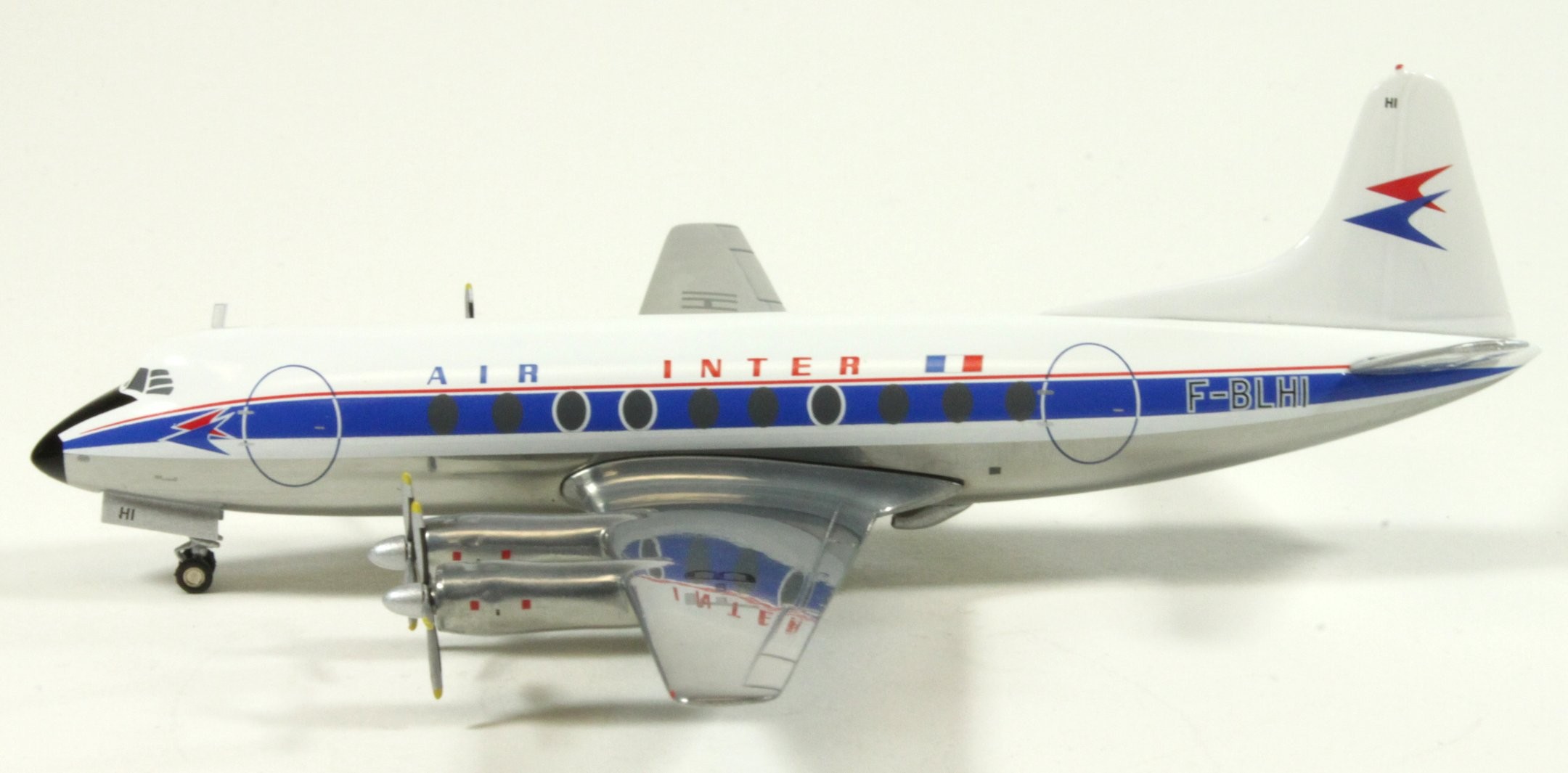 Herpa Wings Air Inter Vickers Viscount 700 HE555395 Scale 1:200