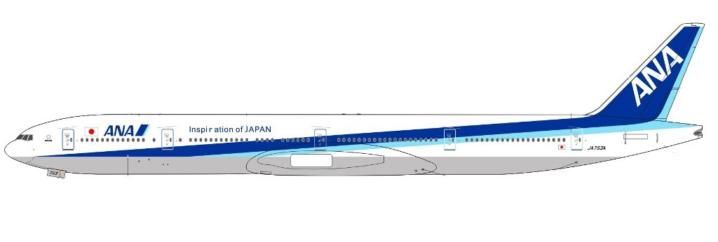 Sale! ANA All Nippon Boeing 777-300 New Livery JA753A Aero Classics Scale  1:500
