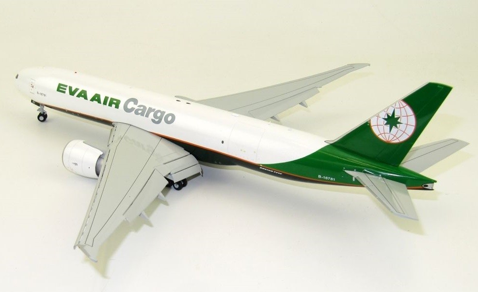 Sale! Flaps down EVA Air Cargo Boeing 777F B-16781 JC JC2EVA039A Scale 1:200