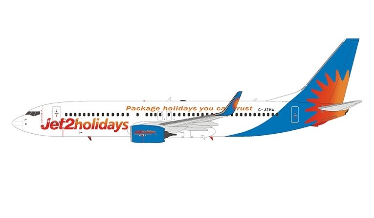 NG Model 1:400 Boeing 737-800WL Jet2 Holidays G-JZHA 