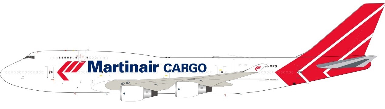 Martinaire Cargo B747-200F 1/400 飛行機模型 Highly detailed Inflight Model diecast model airplane Martinair