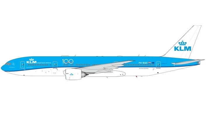 KLM Boeing 777-200ER PH-BQD 100 Years Phoenix 11579 scale 1:400