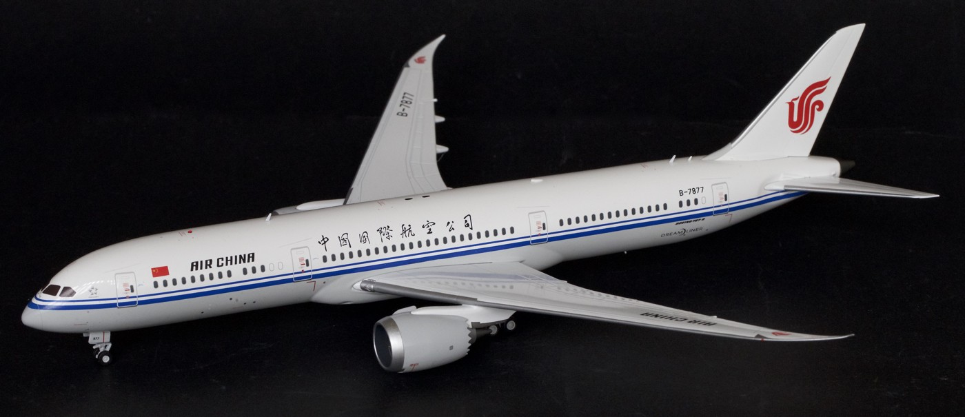 B-7877 avec support Jcwings jclh 2013 1/200 AIR CHINA B787-900 Dreamliner Reg 