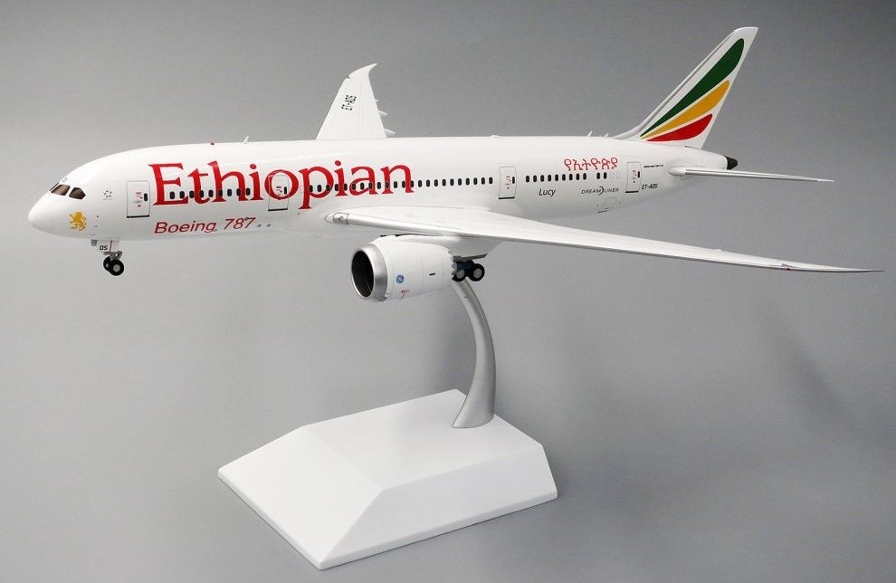 20CM Ethiopian BOEING 787 Passenger Airplane Plane Aircraft Metal Diecast Model