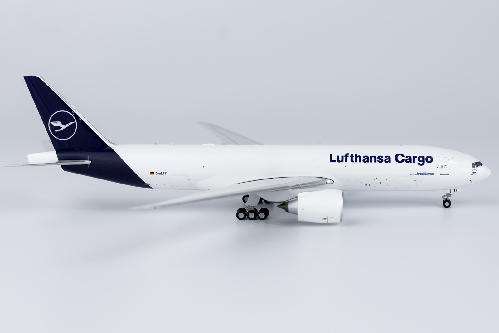 Lufthansa Cargo Boeing 777F D-ALFF Konnichiwa Japan NG Models