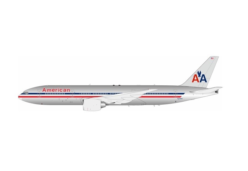 New Tooling American Airlines Boeing 777-200 N779AN InFlight