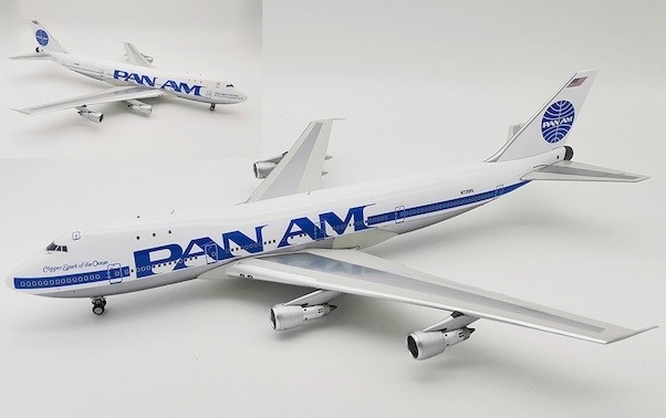 Pan Am Boeing 747-121 N735PA Clipper Spark of the Ocean with stand 