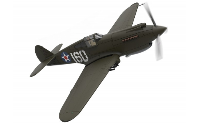 1:48 Hobby Master P-40B Warhawk USAAC 15th PG 47th PS Kenneth Taylor White 155 