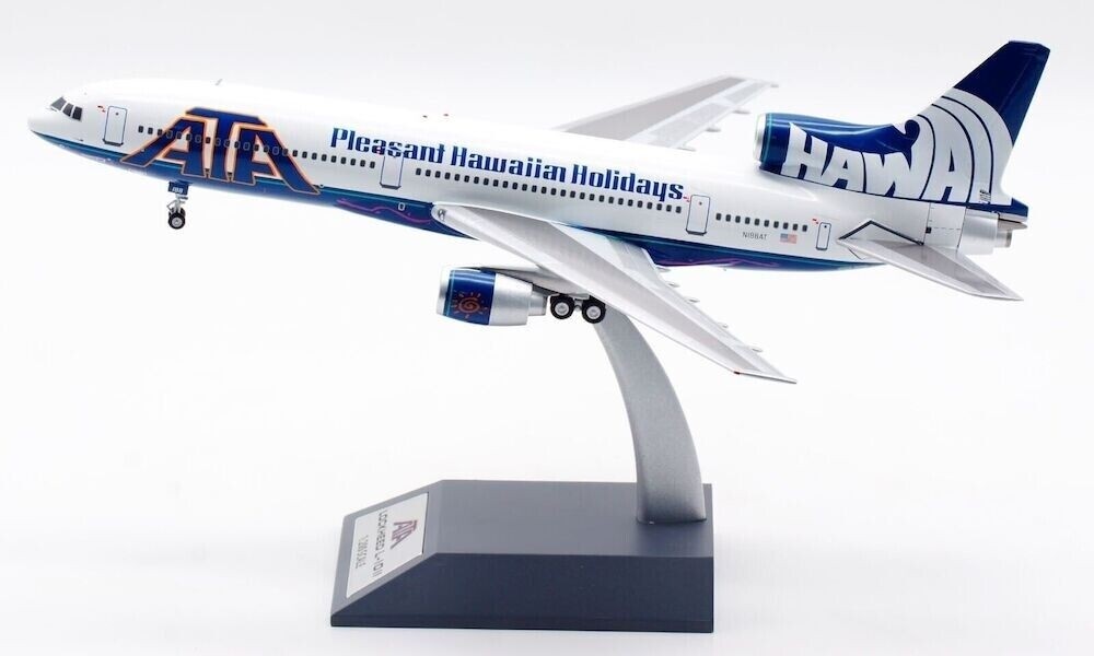ATA Airlines Lockheed L-1011 N188AT Pleasant Hawaiian Holidays InFlight200  IF10110822 Scale 1:200 ezToys - Diecast Models and Collectibles