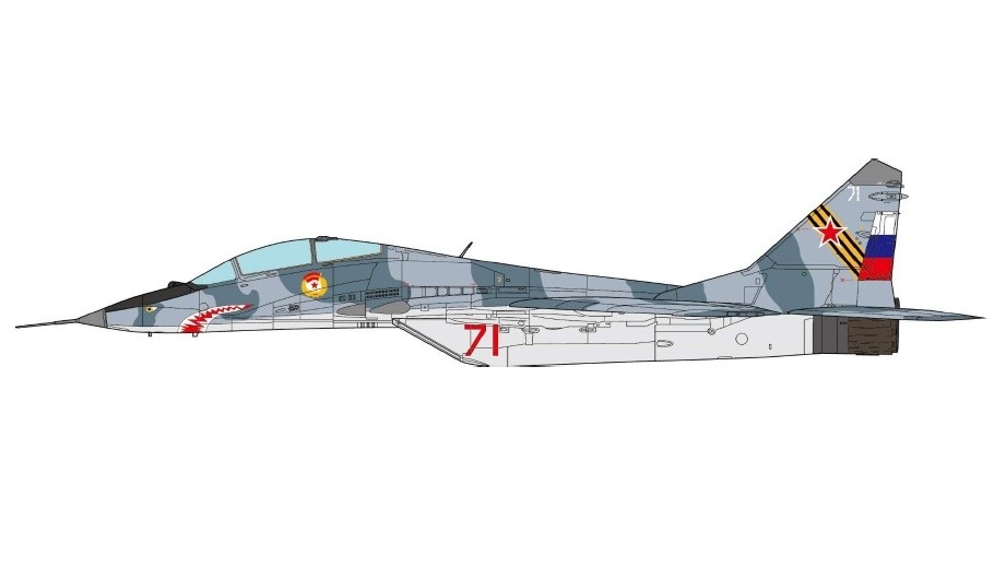 JC WINGS 1/72 JCW-72-MG29-009 MiG-29UB Russian Air Force MIG29 